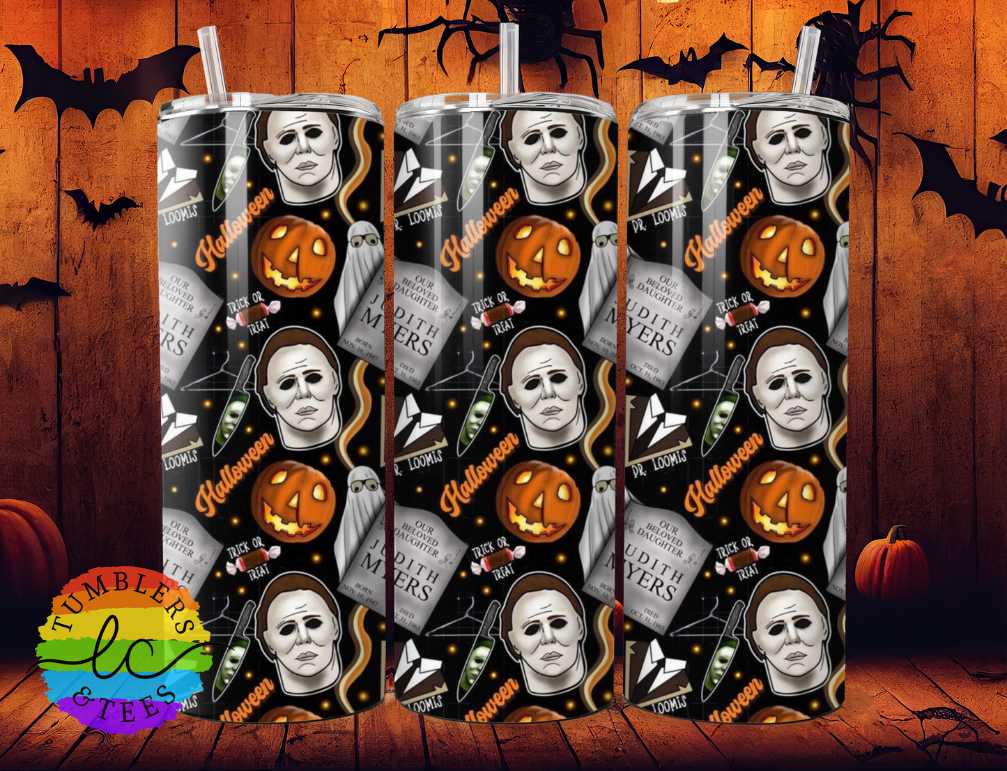 Halloween Tumbler | Michael Myers Theme | Halloween Theme | Personalized Cup | Halloween Cup | Gifts For Him | Gifts For Her |