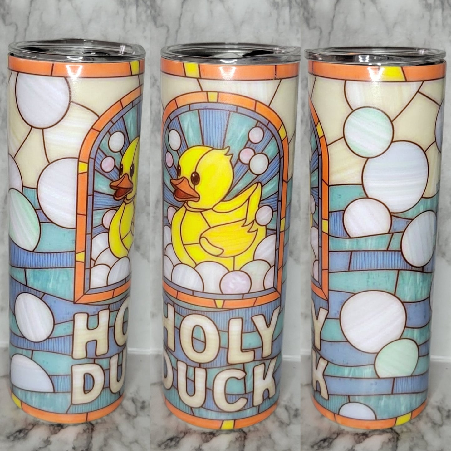 Holy Duck - 20oz Skinny Stainless Steel Tumbler
